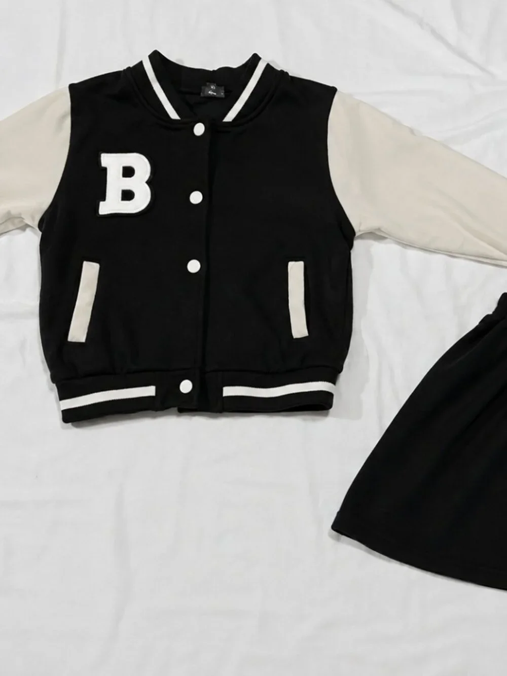 Girls Letter Jacket & Skirt Set (Pre-Owned – Very Good Condition) Size 7/8
